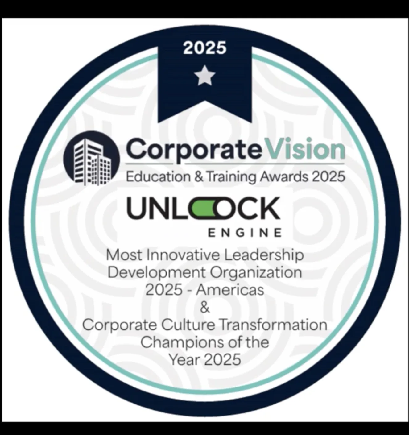 Corporate Vision Education and Training Awards presented to Unlock Engine in 2025 and 2026